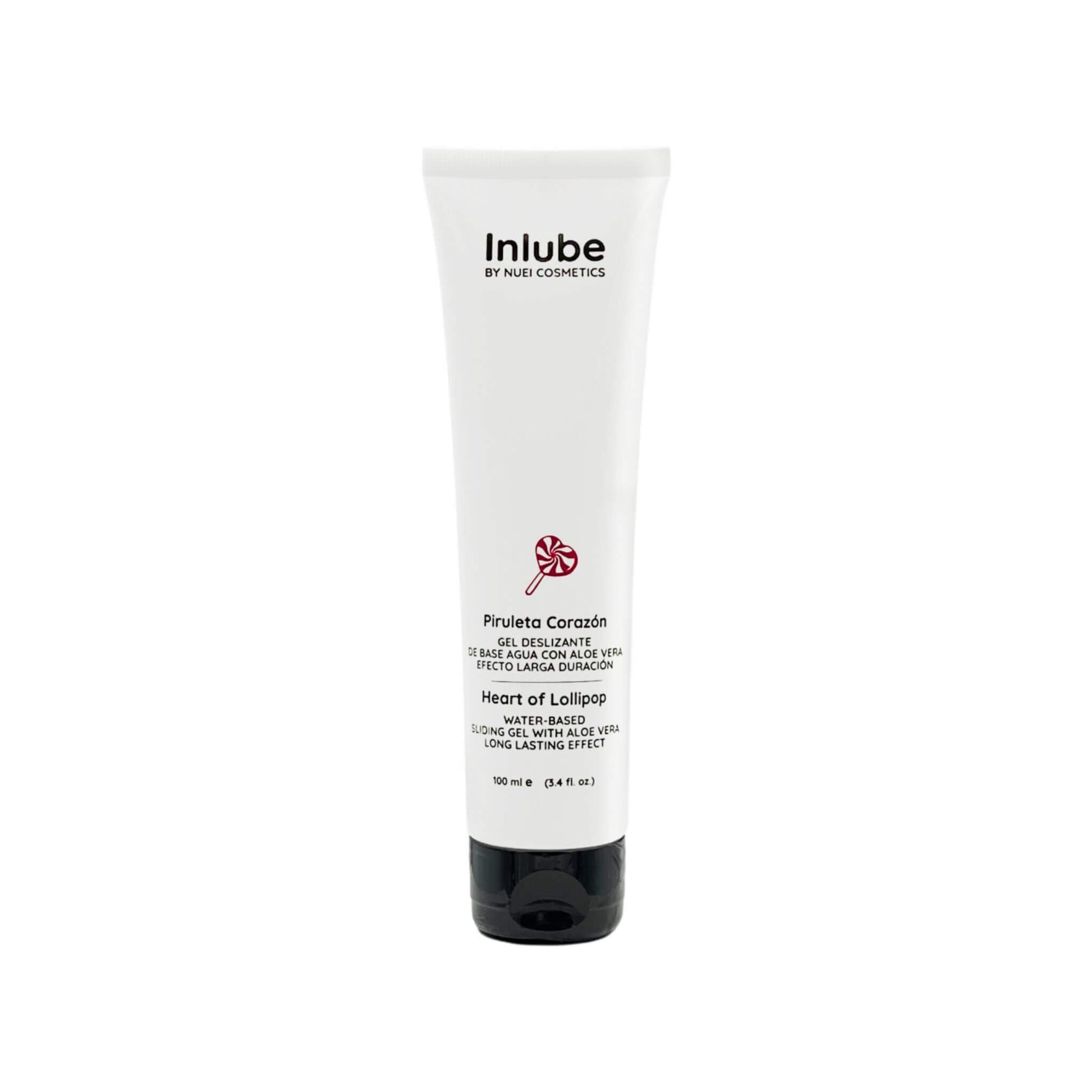 Lubricante intimo a base de agua sabor piruleta