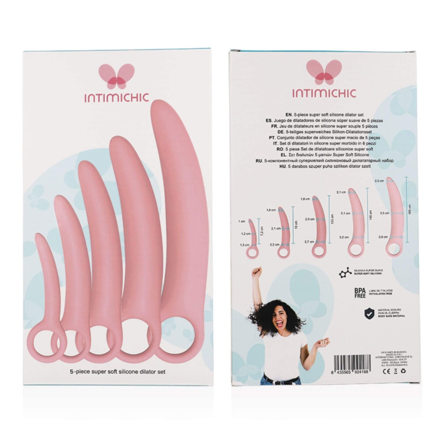 Set Dilatador Vaginal Silicona Empaque