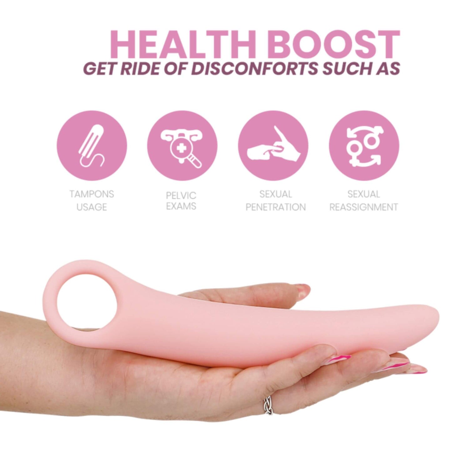 Set Dilatador Vaginal Silicona