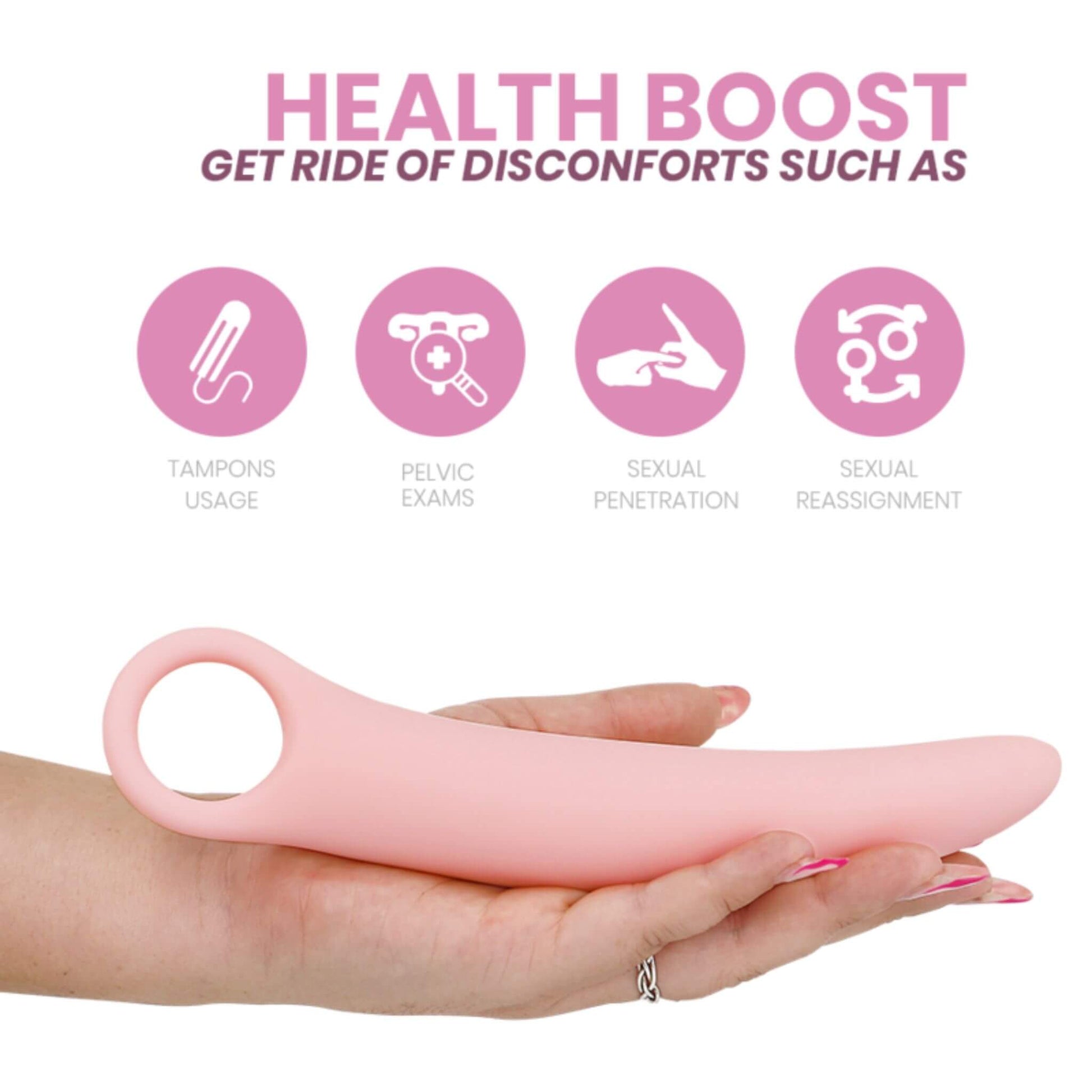 Set Dilatador Vaginal Silicona