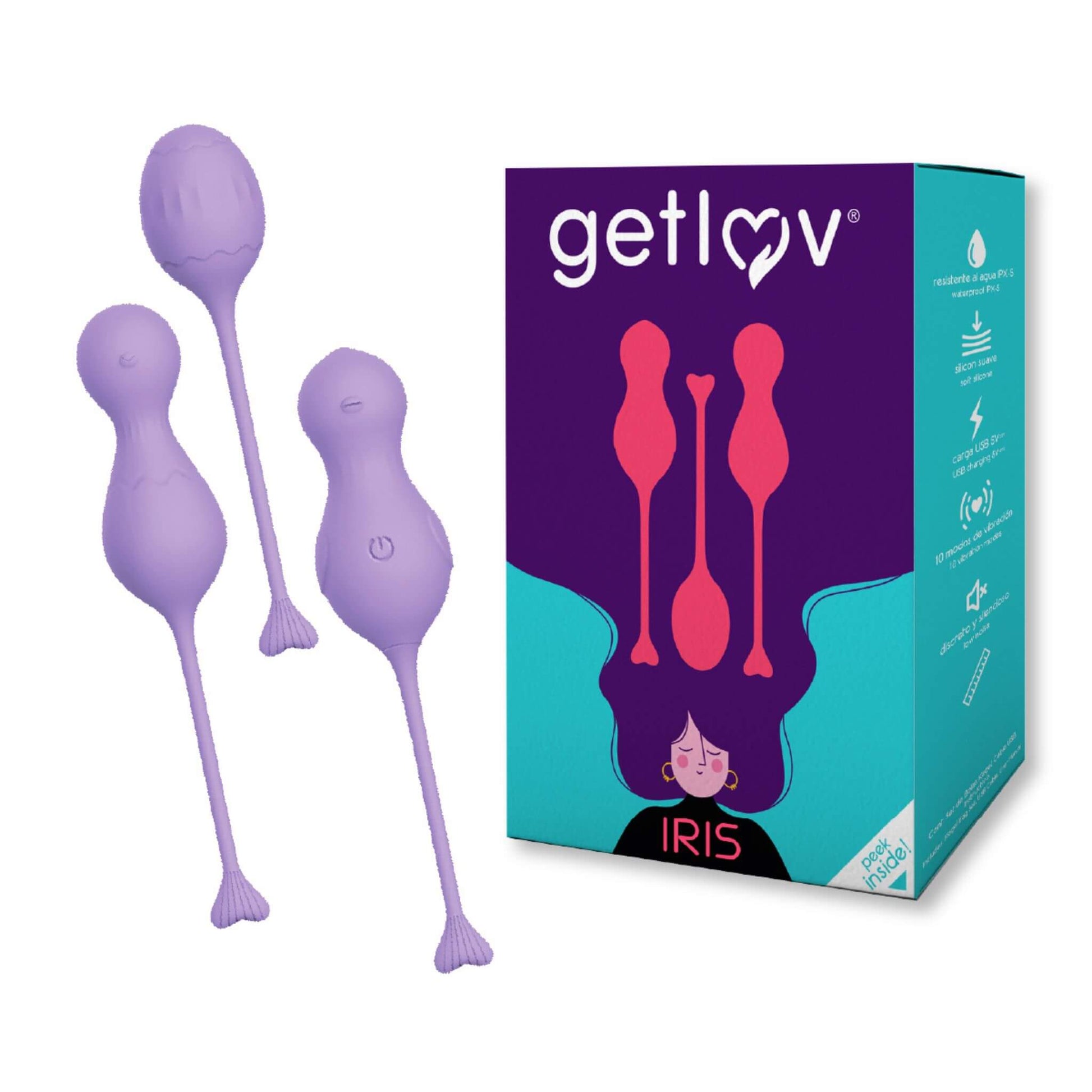 Bolas Chinas Suelo Pelvico Vibrador a Distancia Empaque