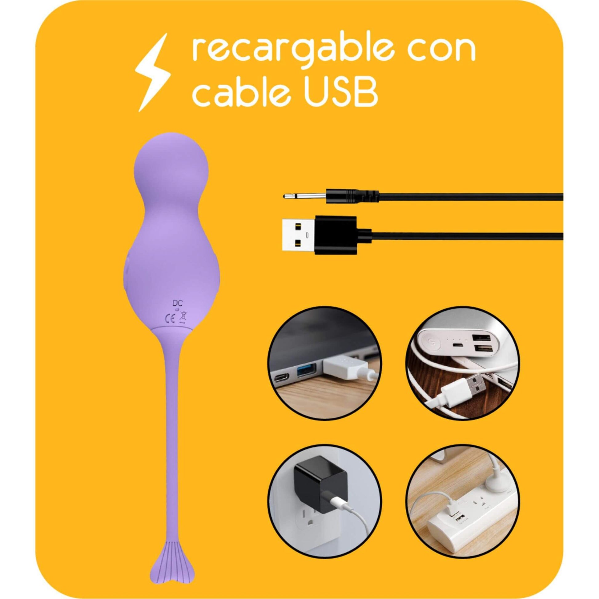 Bolas Chinas Suelo Pelvico Vibrador a Distancia Recargable