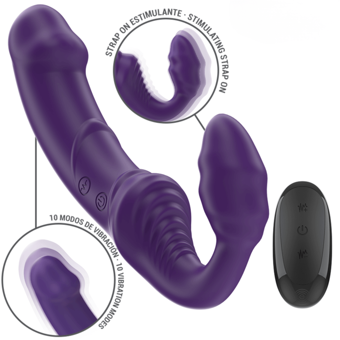 vibrador doble para parejas, sustituye tu arnés o strap-on
