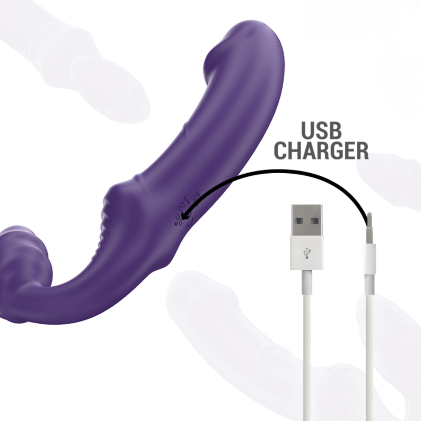 vibrador doble para parejas, sustituye tu arnés o strap-on