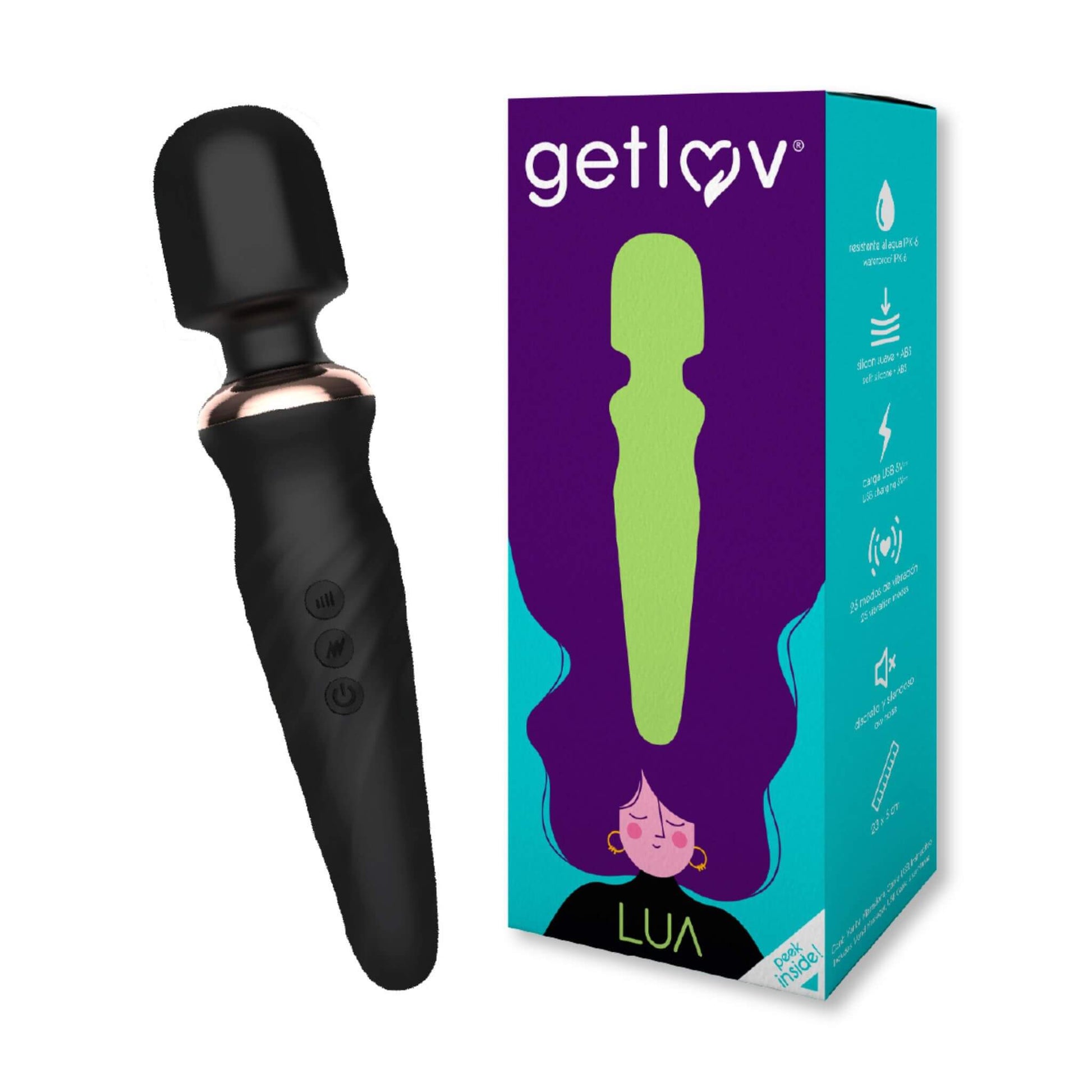 Vibrador Masajeador Clitoris Microfono Empaque