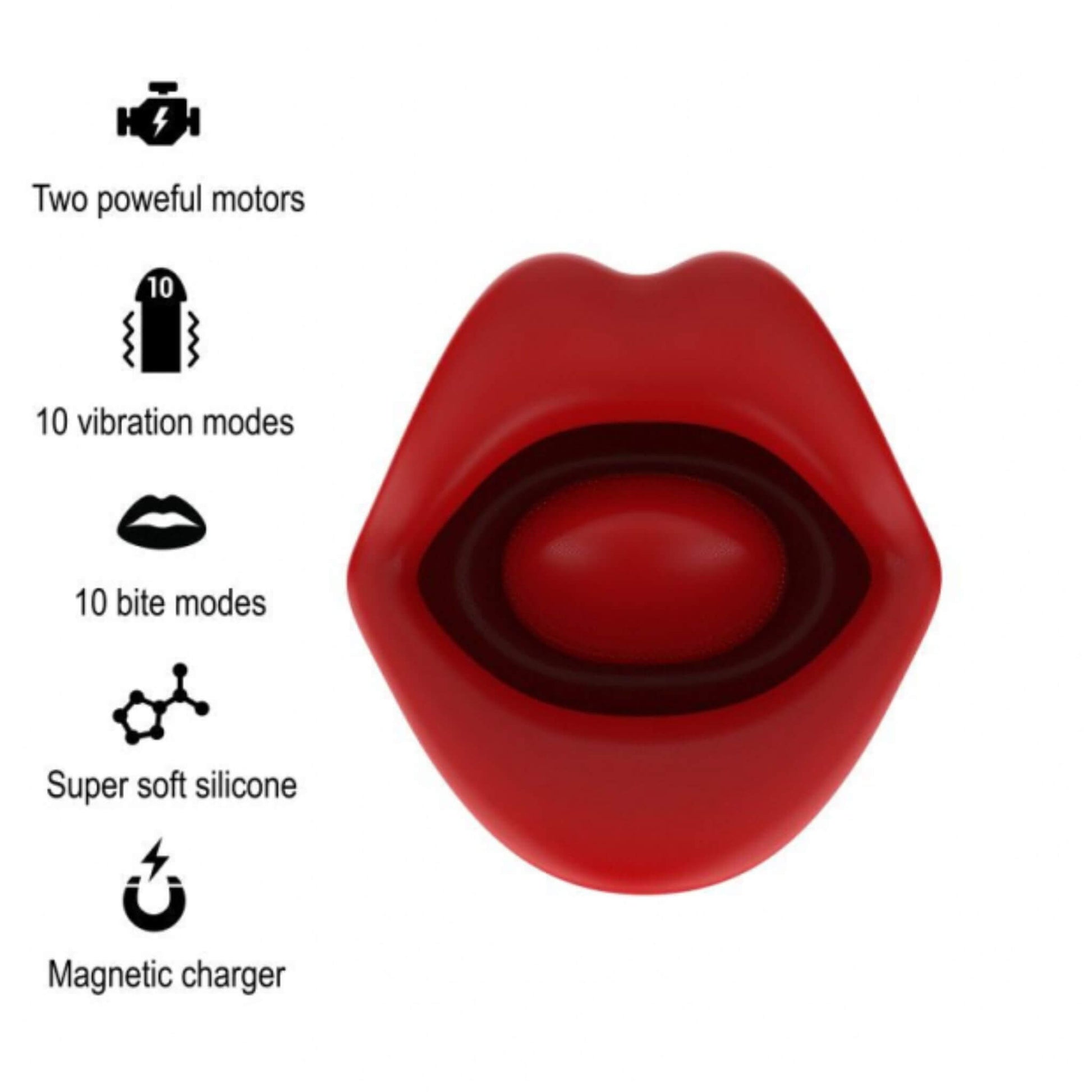 Vibrador Succionador Clitoris Sexo Oral Labios