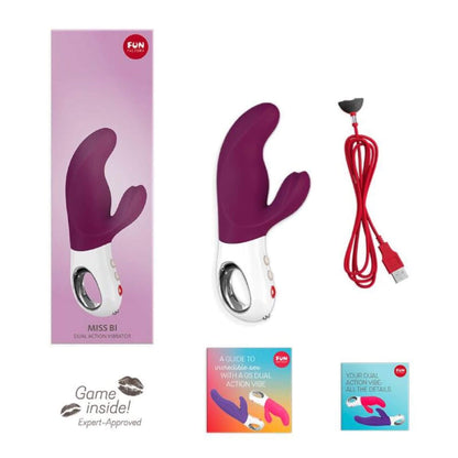 Consolador Vibrador Conejo DobleRecargable Fun Factory