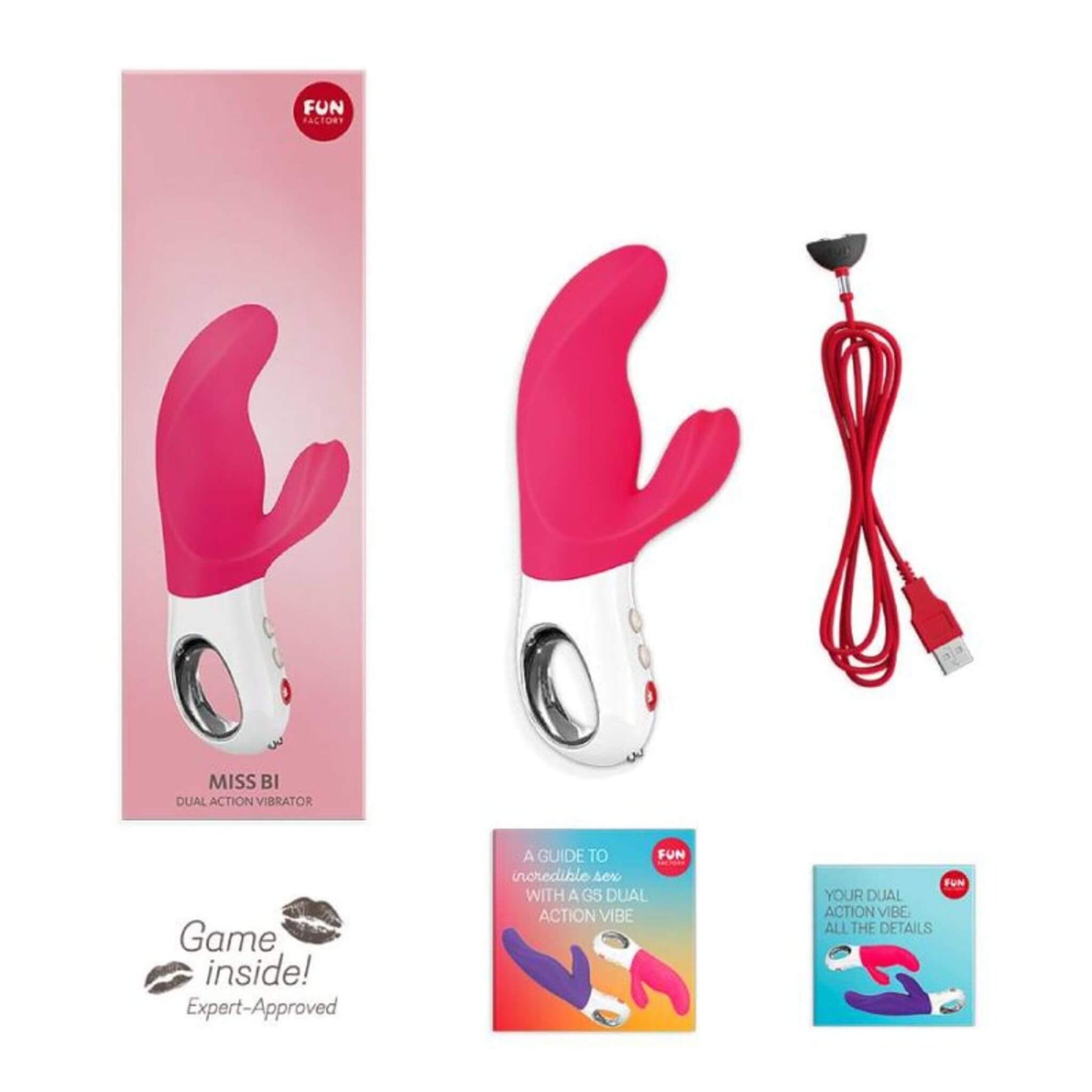 Consolador Vibrador Conejo Doble Fun Factory