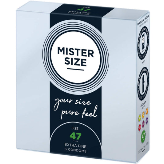 Condones Preservativos Masculino Caja Talla 47