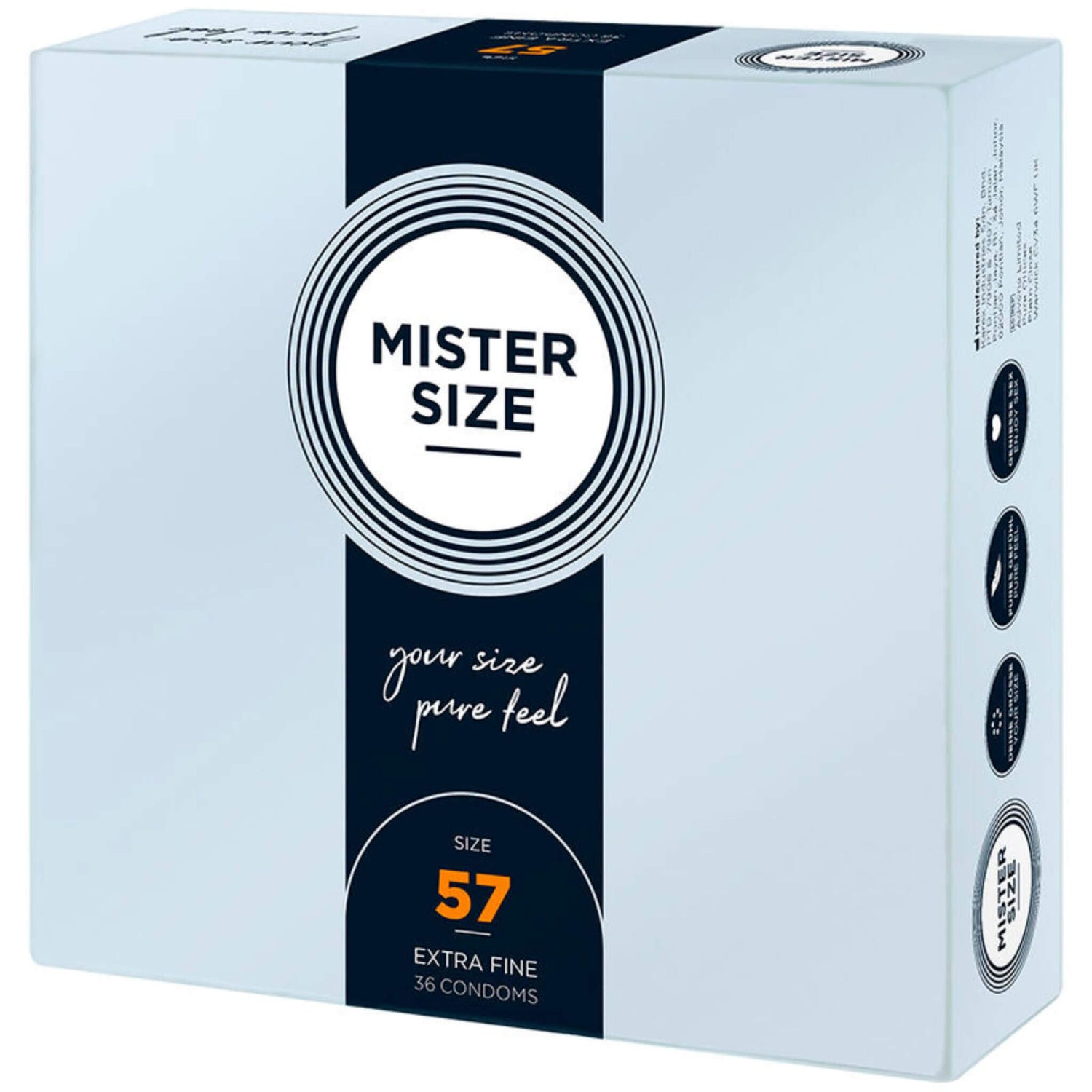 Condones Preservativos Masculino Caja Talla 57