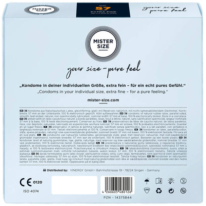 Condones Preservativos Masculino Caja Talla 57