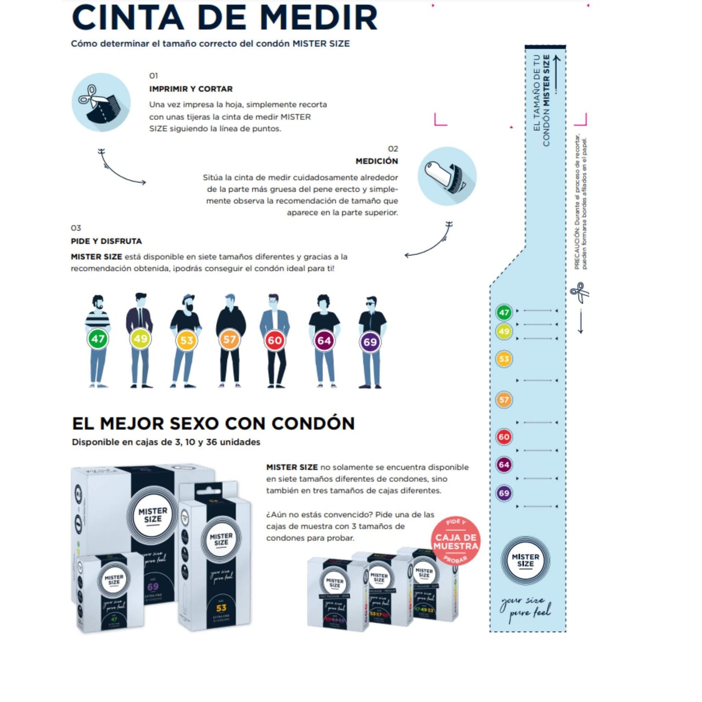 Tallas Condones Preservativos