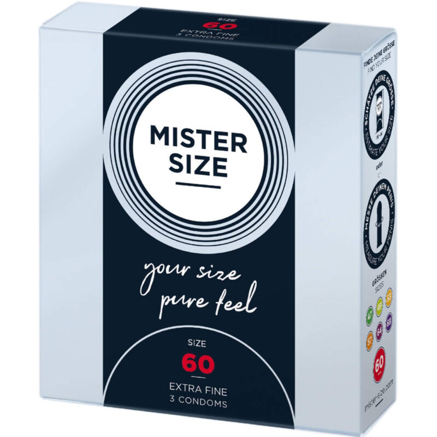 Condones Preservativos Masculino Caja Talla 60