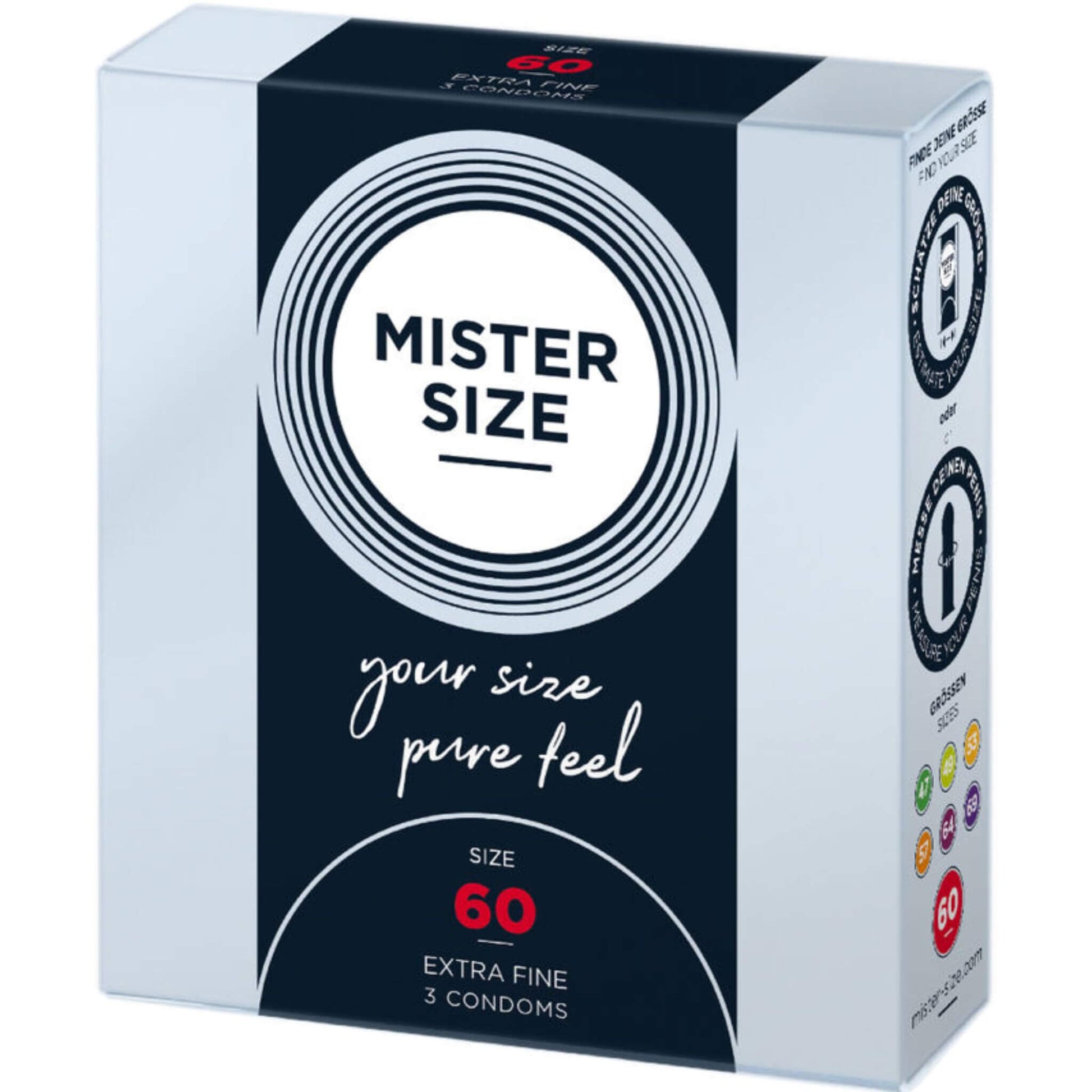 Condones Preservativos Masculino Caja Talla 60