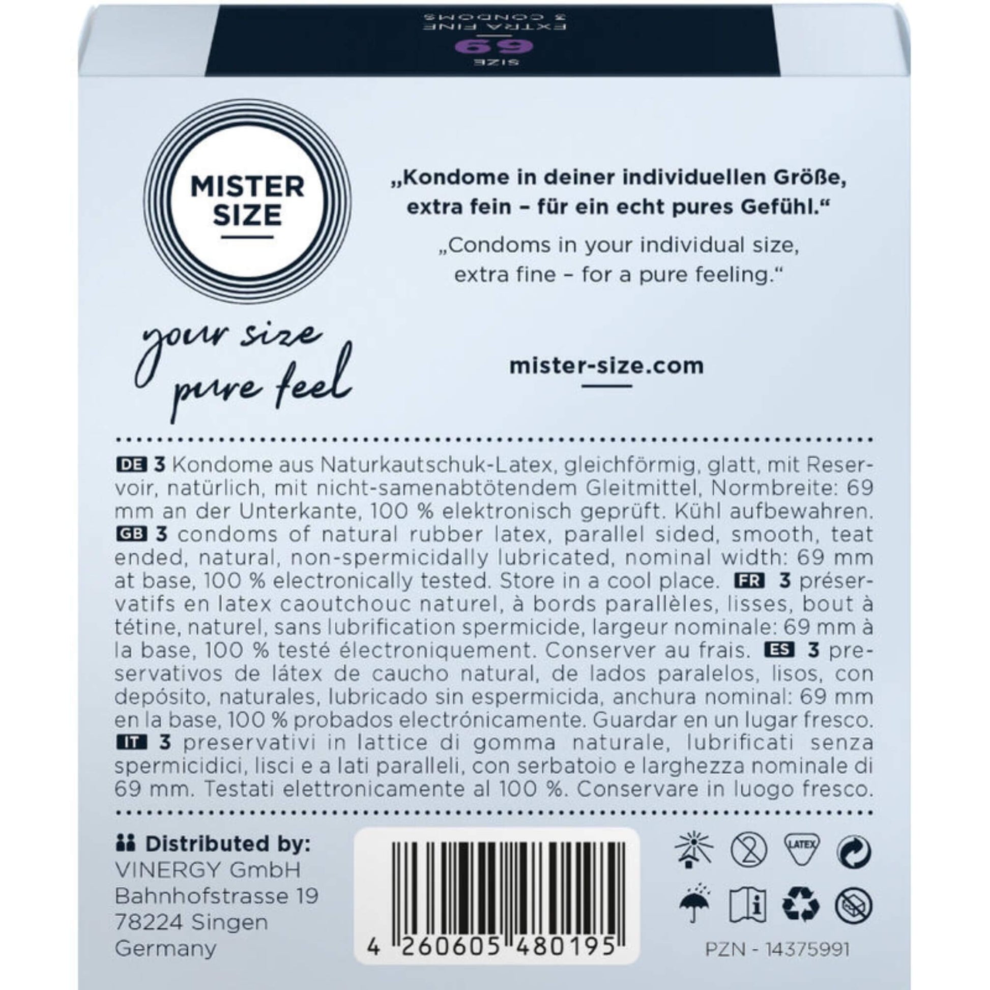 Condones Preservativos xl Masculino Caja Talla 69