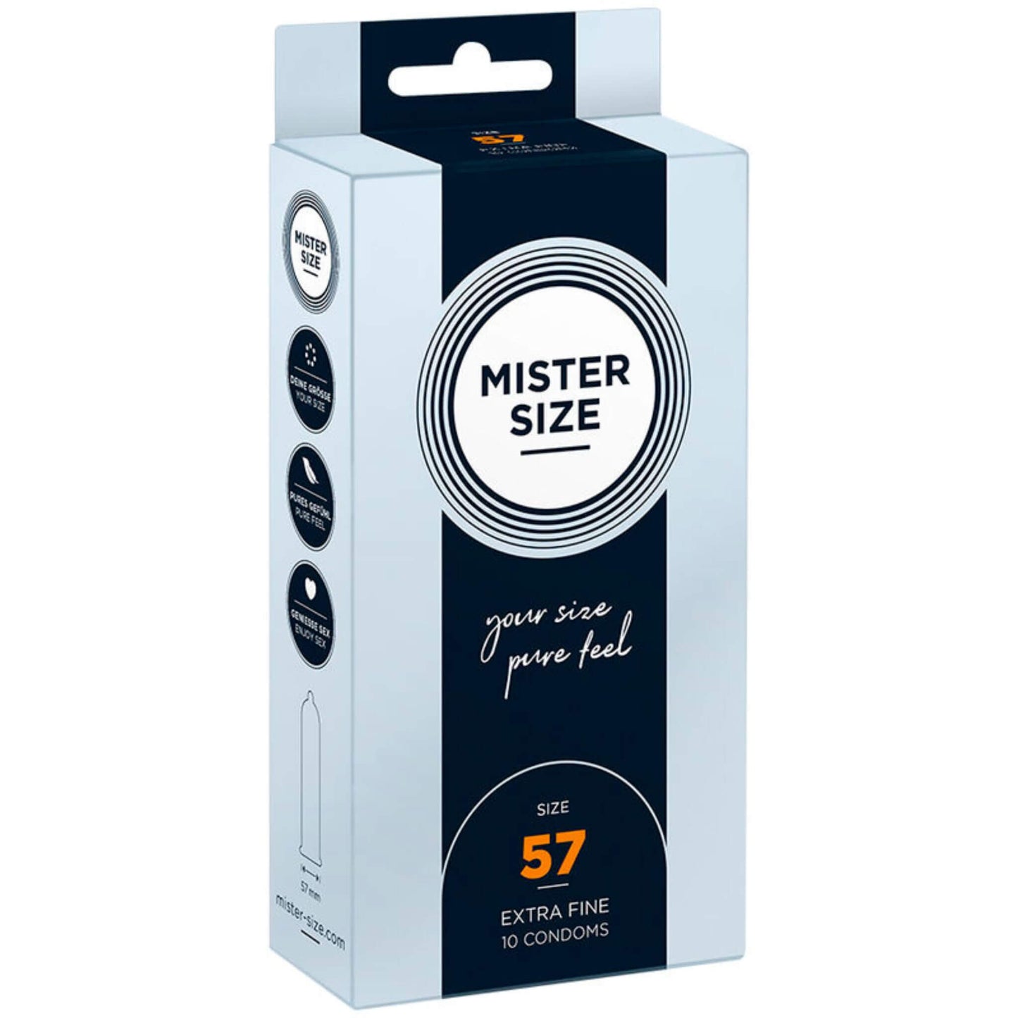 MISTER SIZE 57MM 10 UNIDADES