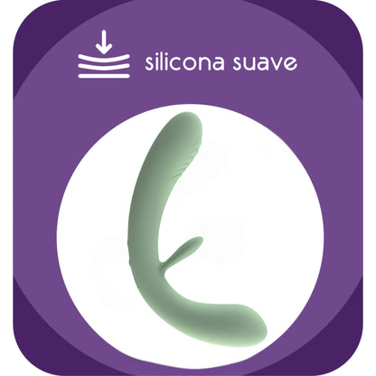 Dildo Doble Vibrador Silicona Suave