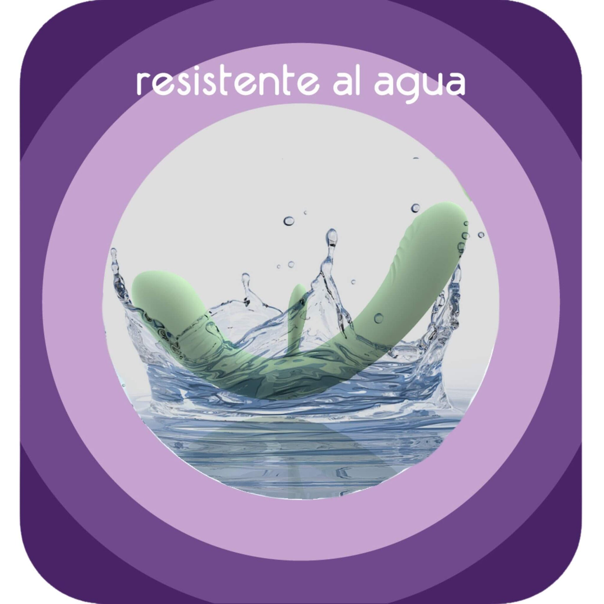 Dildo Doble Vibrador Resistente al Agua