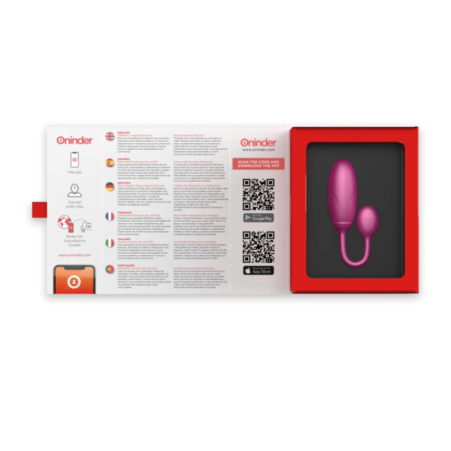 Huevo vibrador con app