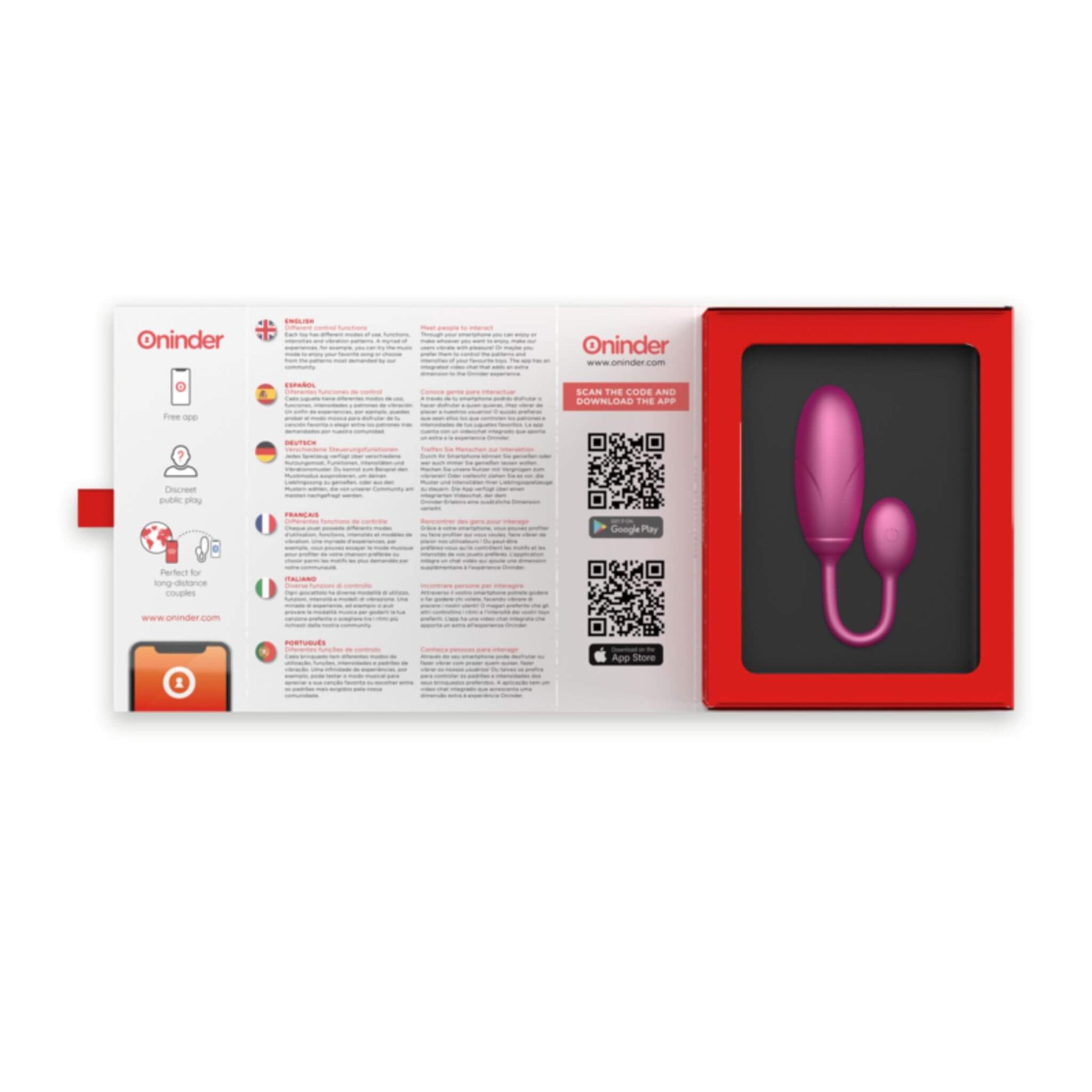 Huevo vibrador con app