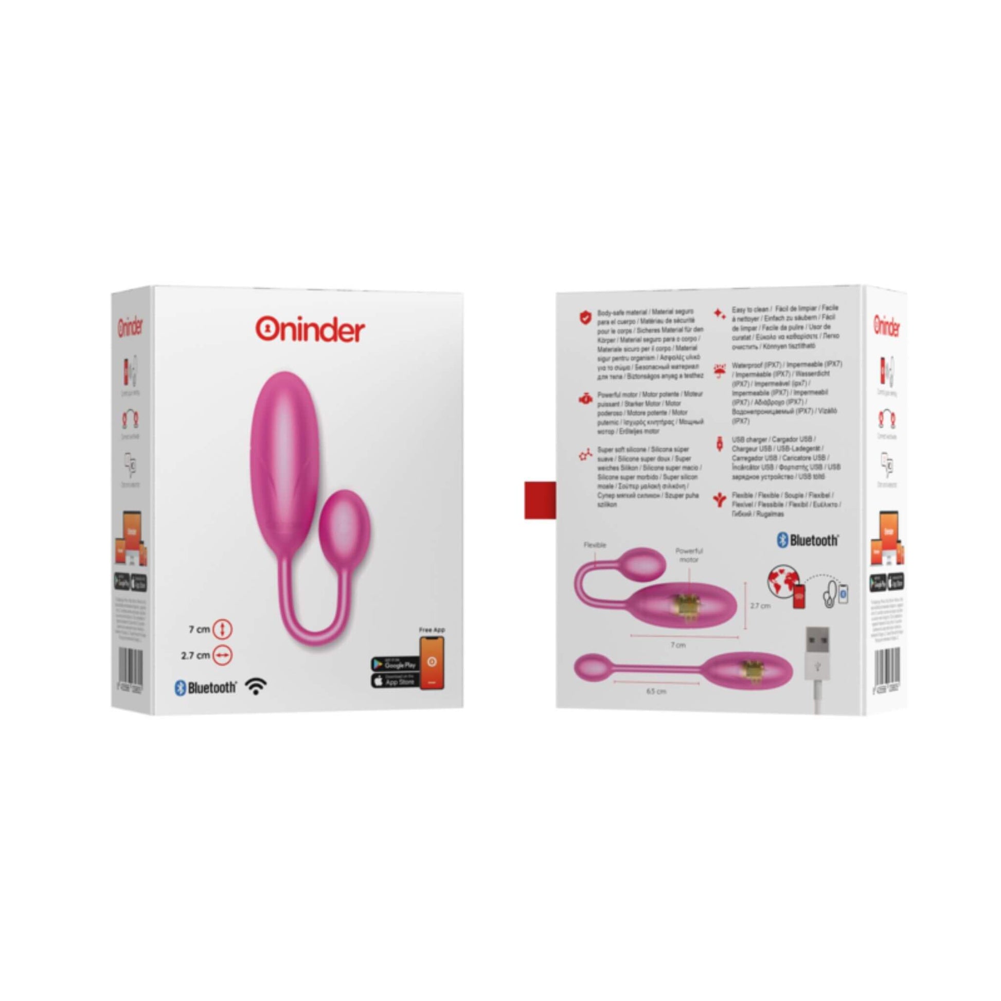 Huevo vibrador con app
