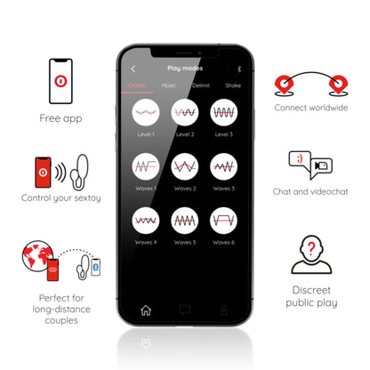 Huevo vibrador con app