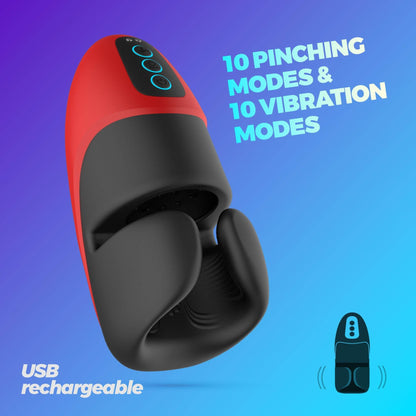 Masturbador Masculino Hombre Automatico Vibrador 10 Modos Vibracion