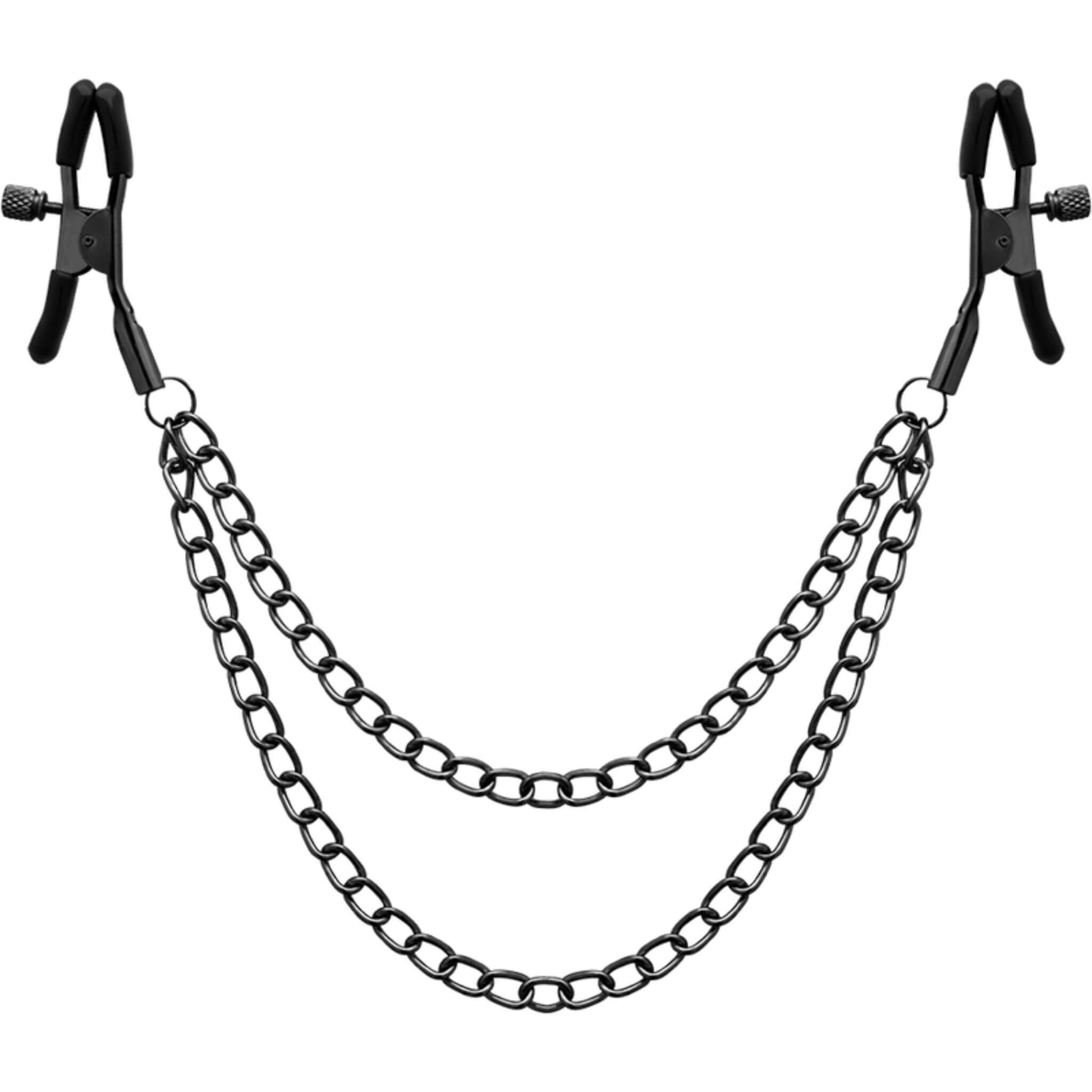 Pinzas Para Pezones Bondage BDSM Cadena