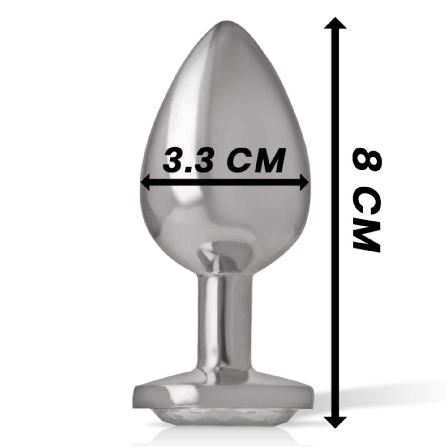 Plug Anal Butt Metal Medidas