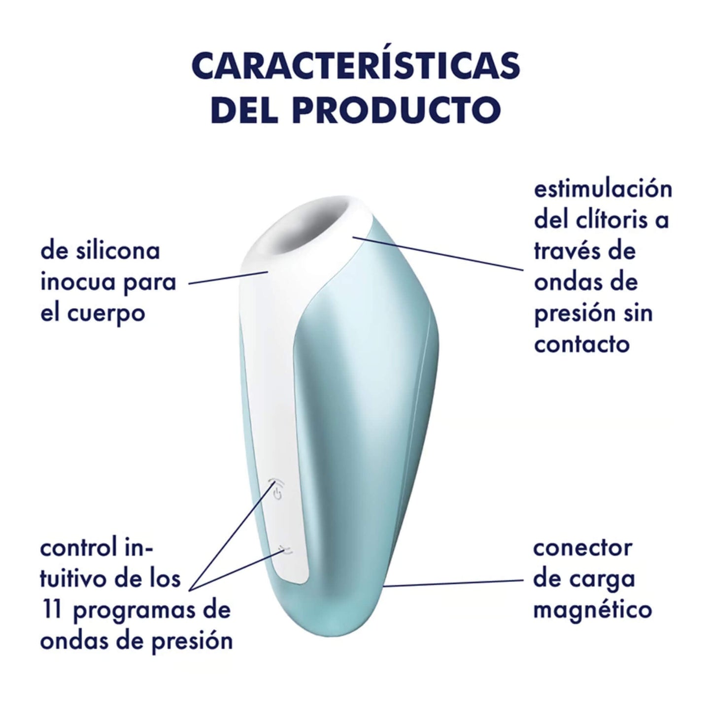 Satisfyer Succionador de Clitoris Vibrador Caracteristicas