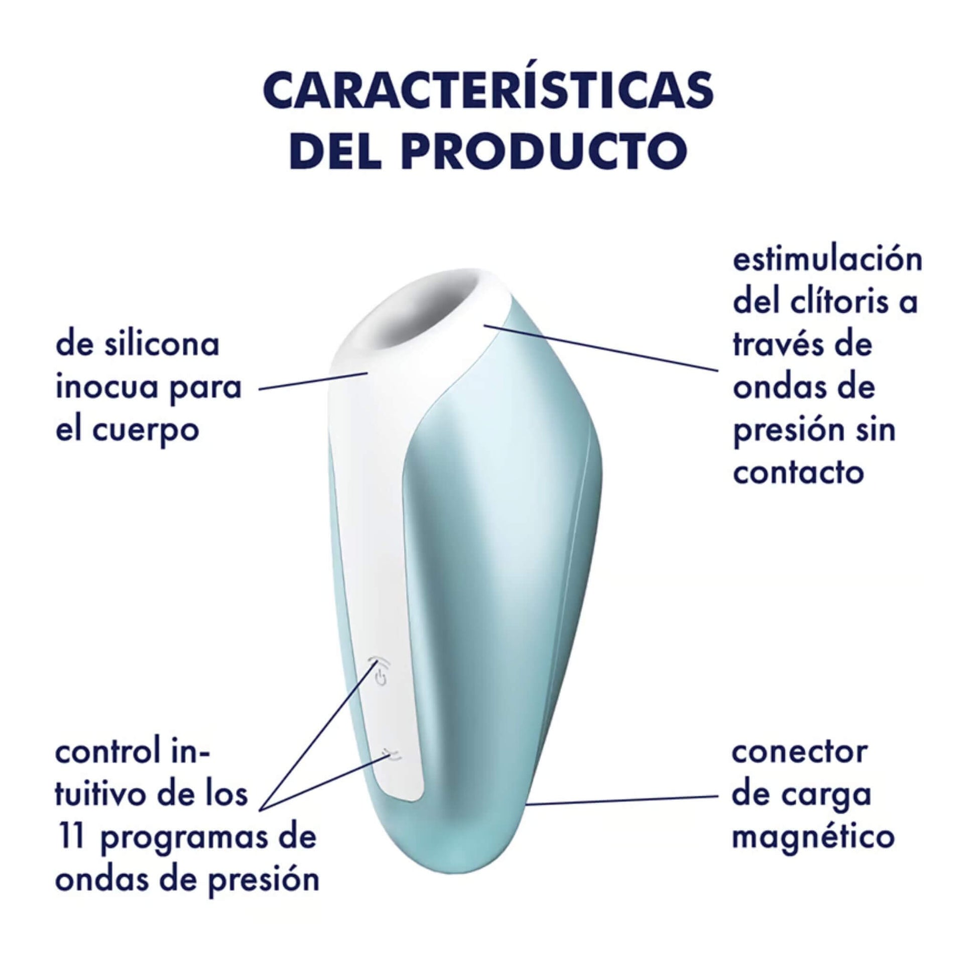Satisfyer Succionador de Clitoris Vibrador Caracteristicas