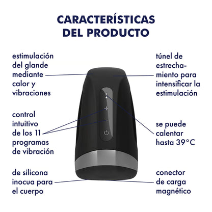 Satisfyer Masturbador Masculino Hombres Calor Vibrador Caracteristicas