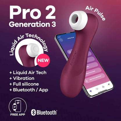 Satisfyer Pro 2 Generation 3 Succionador de Clitoris Vibrador APP