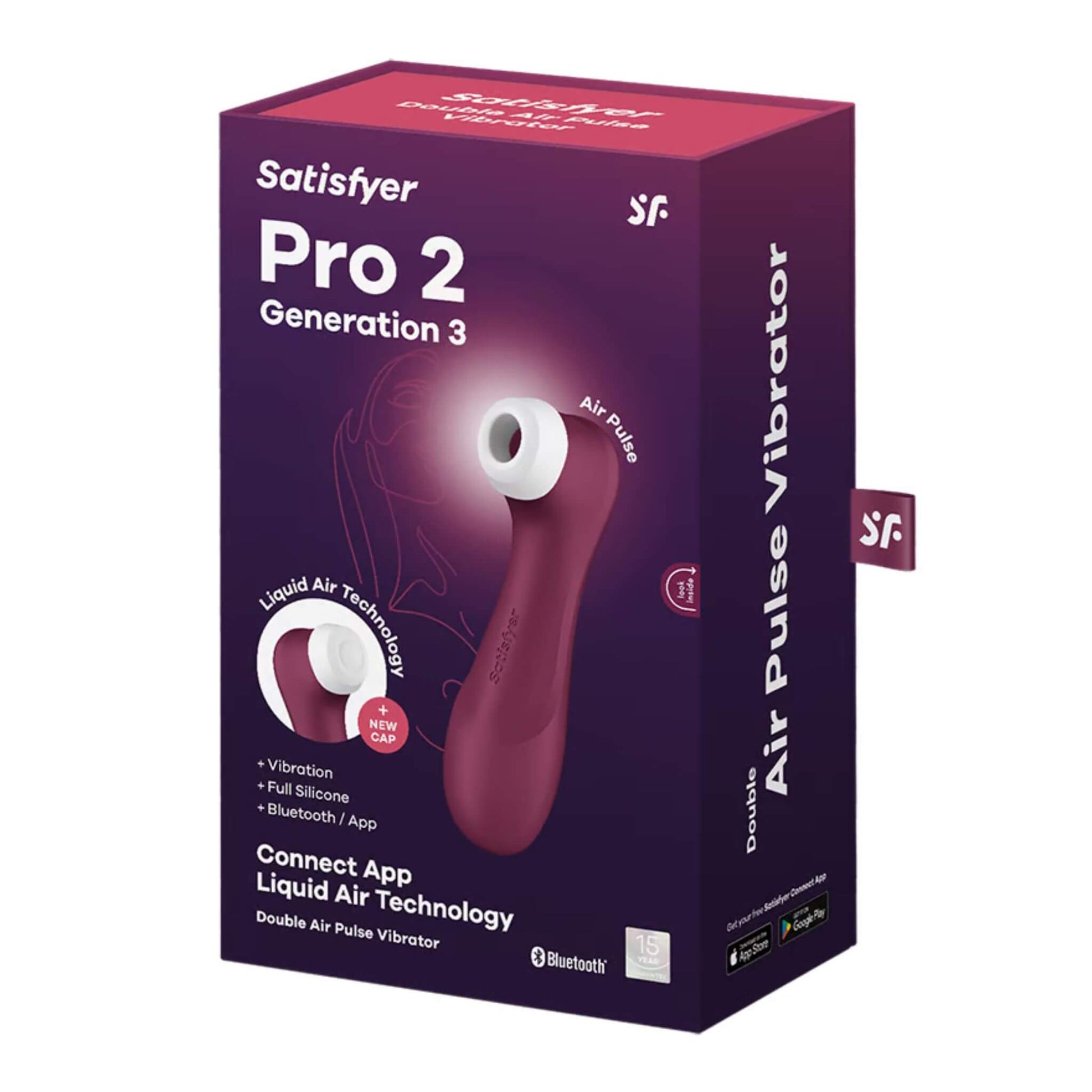 Satisfyer Pro 2 Generation 3 Succionador de Clitoris Vibrador Empaque