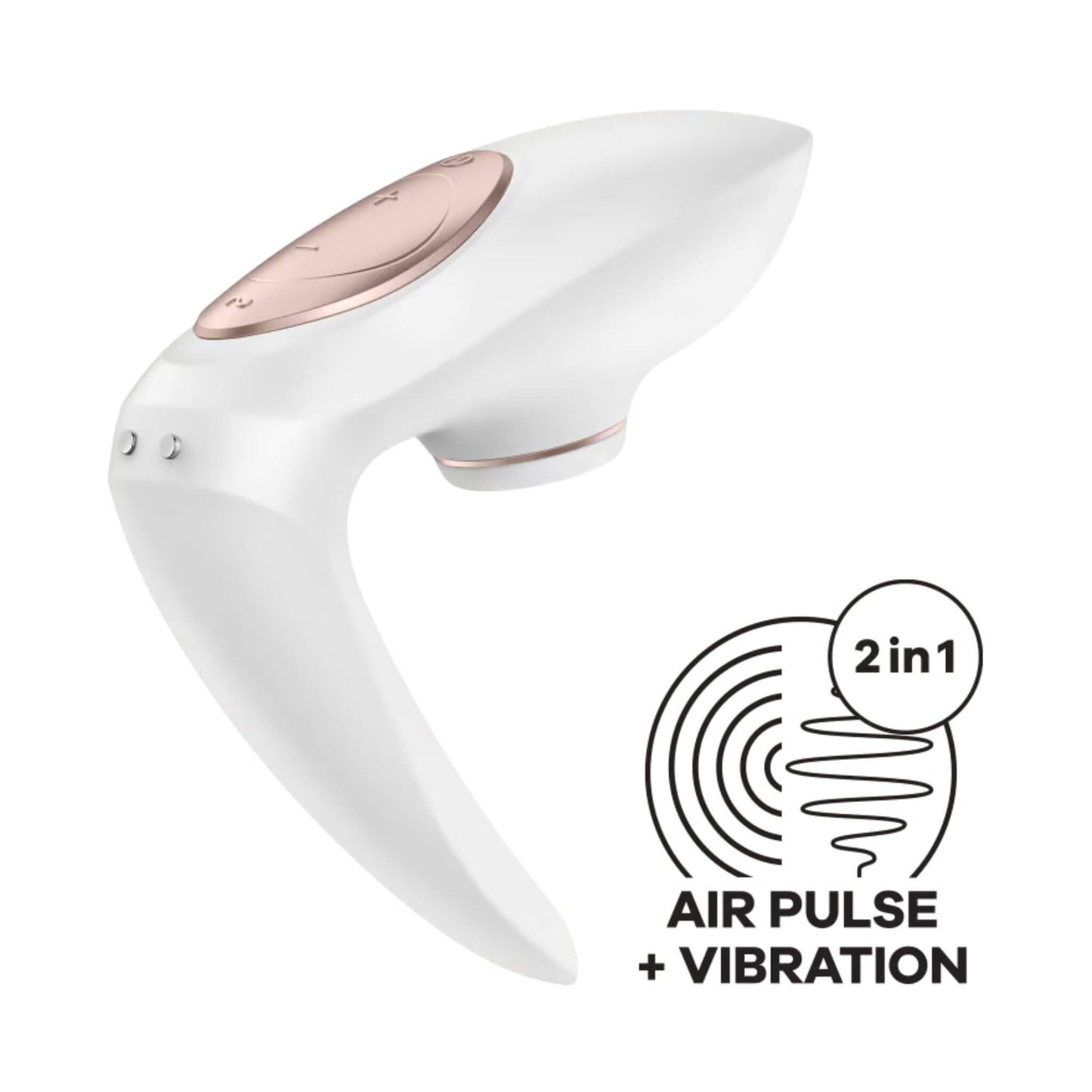 Satisfyer Succionador de Clitoris Vibrador Doble Parejas Air Pulse