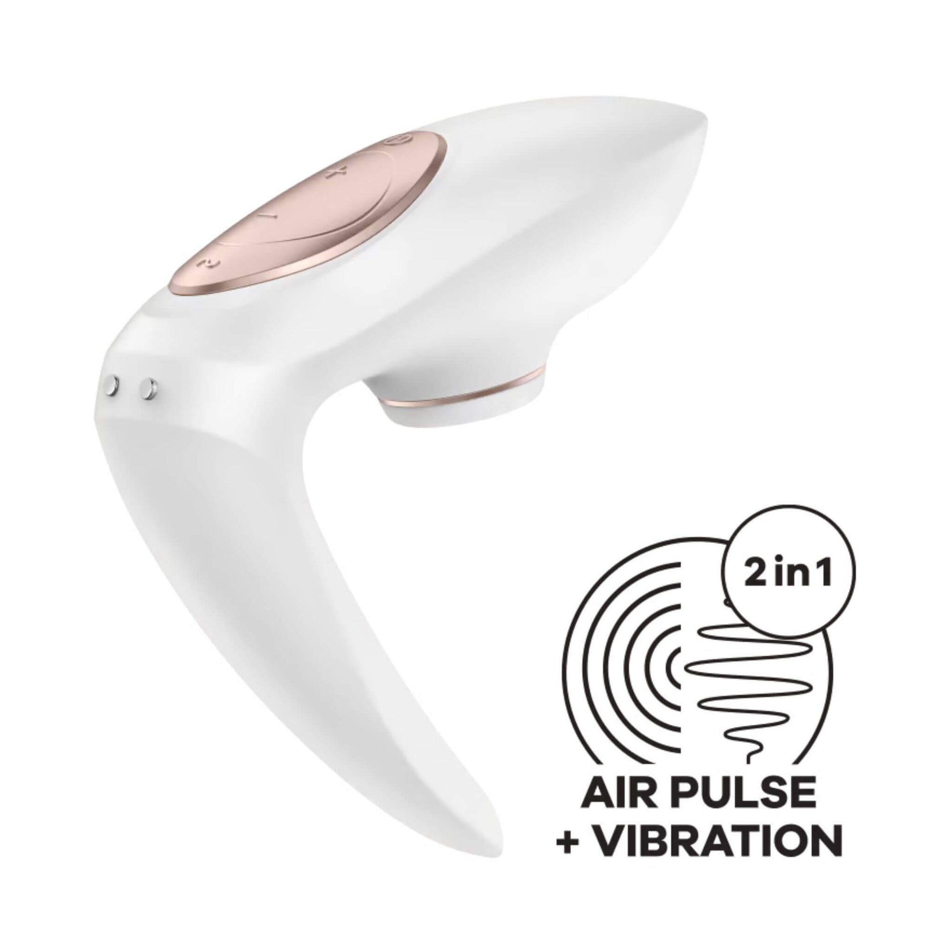 Satisfyer Succionador de Clitoris Vibrador Doble Parejas Air Pulse