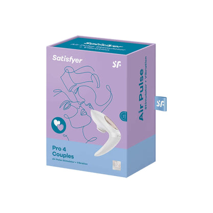 Satisfyer Succionador de Clitoris Vibrador Doble Parejas Empaque