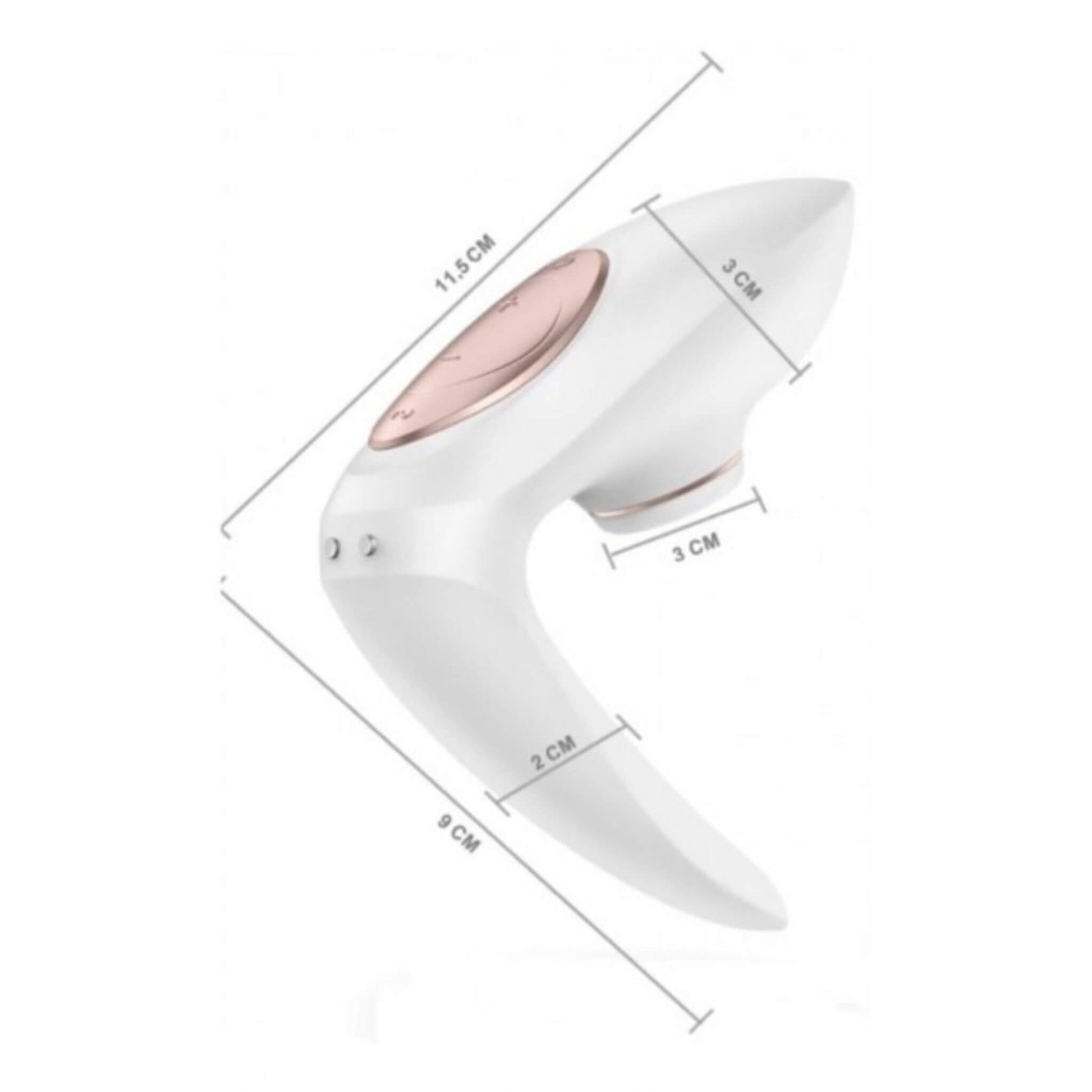 Satisfyer Succionador de Clitoris Vibrador Doble Parejas Medidas