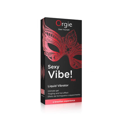 Orgie Vibrador Liquido Gel Intimo Empaque