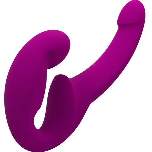 Share Lite morado en ángulo: eje corto curvado y eje largo semirrealista