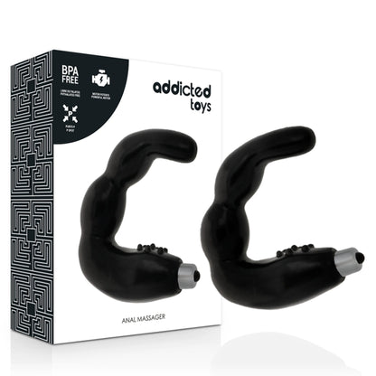 Masajeador prostático Addicted Toys junto a su caja