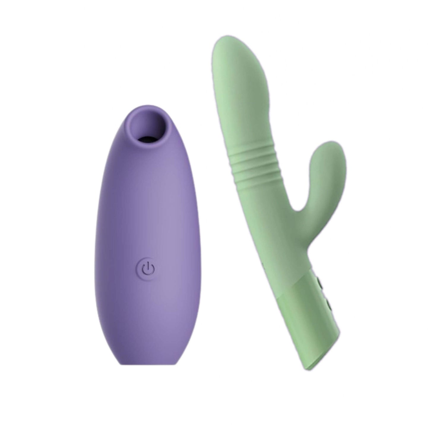 Pack conejito vibrador con succionador de clítoris