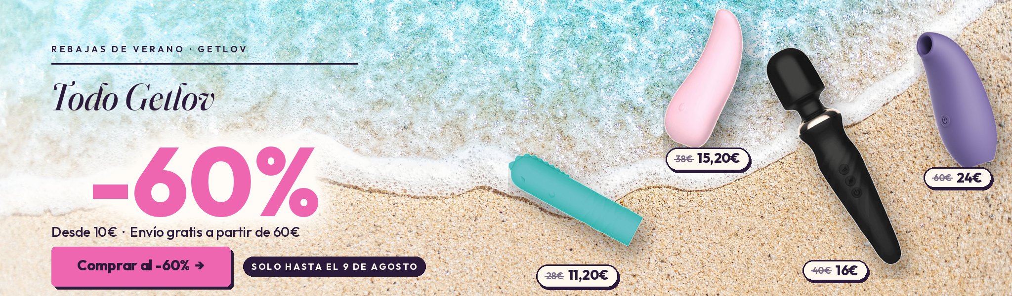 Rebajas de verano Getlov: todos los juguetes al 60% de descuento desde 10€