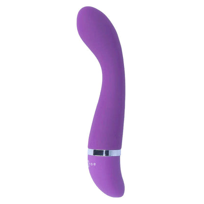 Vibrador Leo en silicona lila, cuerpo entero de frente