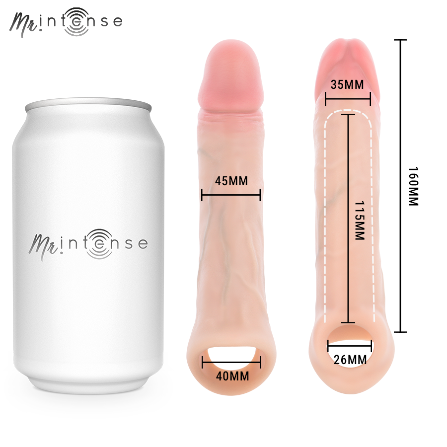 Funda Simon talla L: 16 cm de largo y 4,5 cm de diámetro