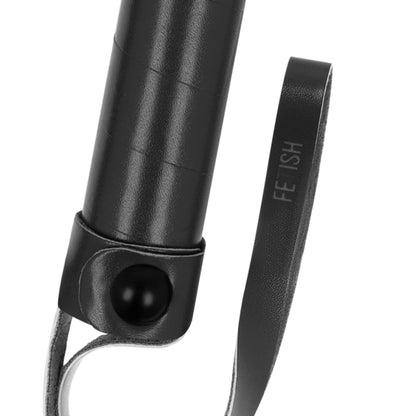 latigo negro cuero vegano fusta azote