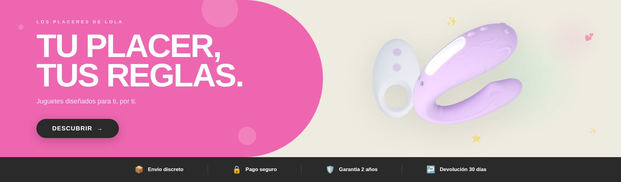 sex shop online los placeres de lola